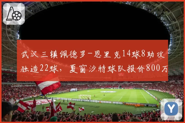 武汉三镇佩德罗-恩里克14球8助攻独造22球，夏窗沙特球队报价800万欧元