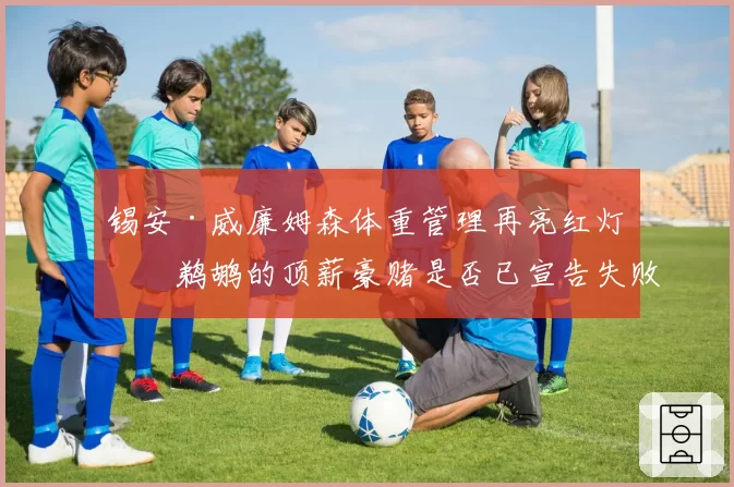 锡安·威廉姆森体重管理再亮红灯：鹈鹕的顶薪豪赌是否已宣告失败？